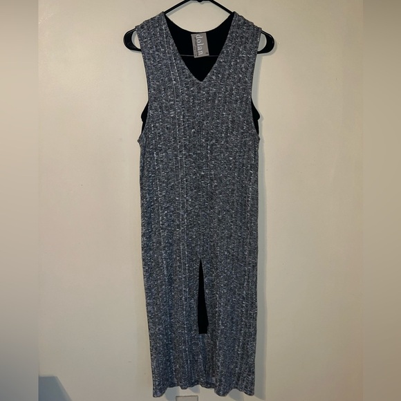 Anthropologie Dolan Left Coast Layered Luna Midi Dress size XS Gray - Picture 2 of 8